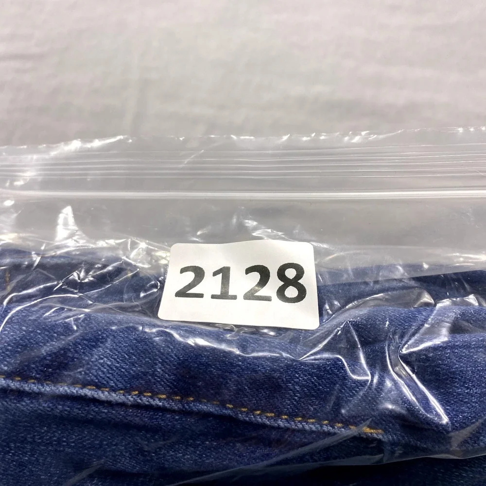 Levis‎ Boyfriend Jeans Womens 36x25 Blue Denim Mid Rise Casual Comfort Stretch ^